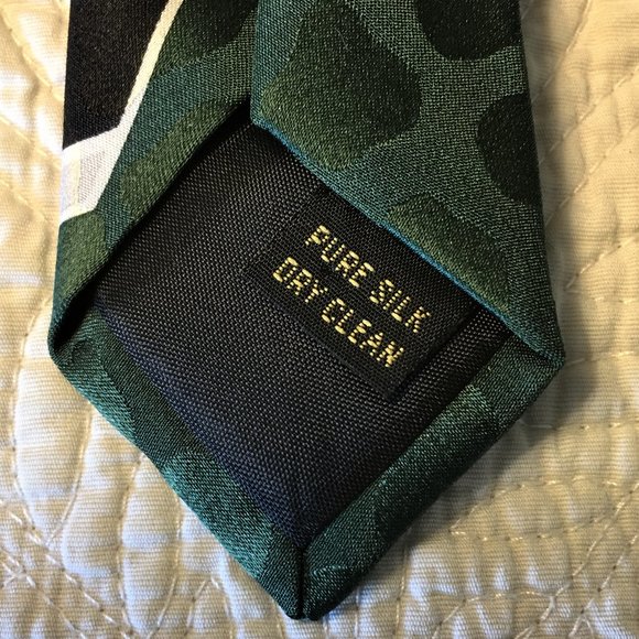 VERONIQUE DIDI 100% Silk Guinness Logo Necktie - Picture 4 of 10